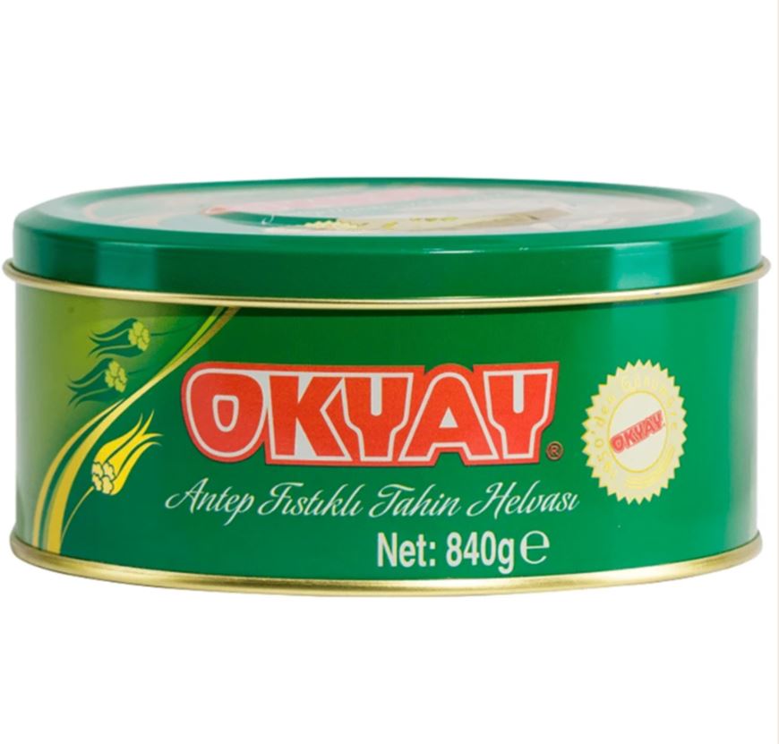 Pistazien-Halva in Blechdose, 840 g.