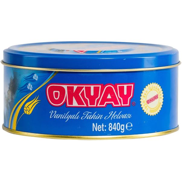 Vanille-Blechdose Halva 840 g.
