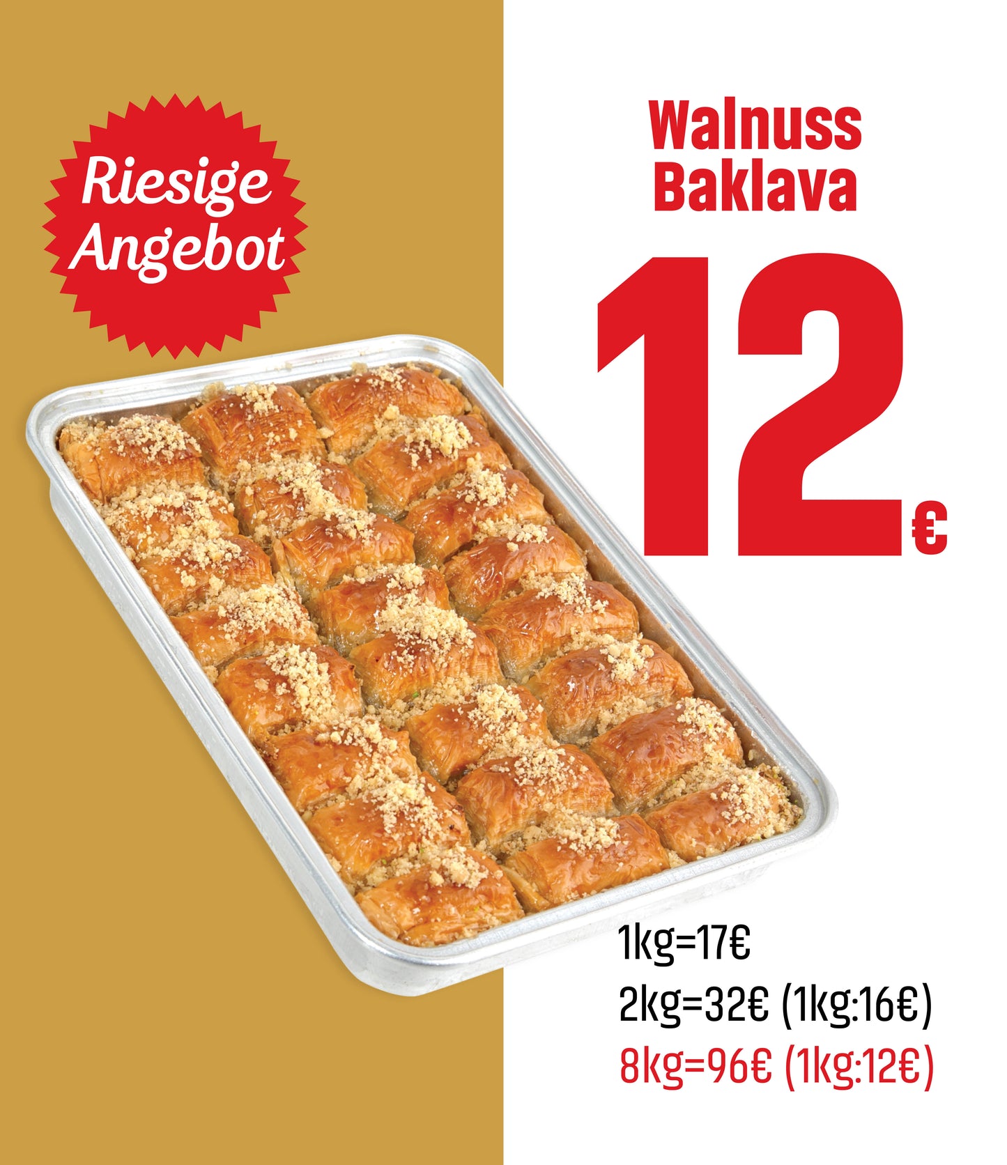 Baklava Walnuss / RAMADAN ANGEBOT